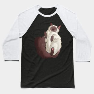 Sleepy ragdoll cat - gifts for cats lovers Baseball T-Shirt